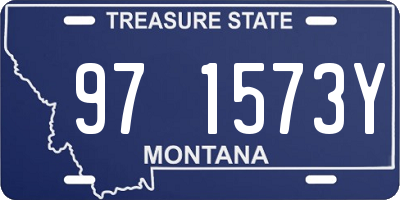 MT license plate 971573Y
