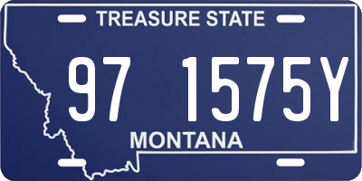 MT license plate 971575Y