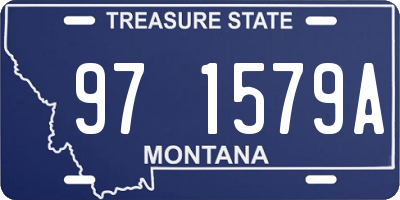 MT license plate 971579A