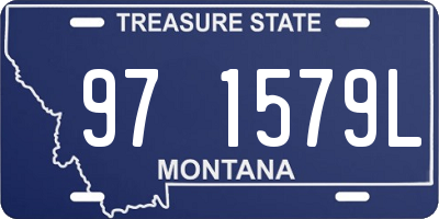 MT license plate 971579L