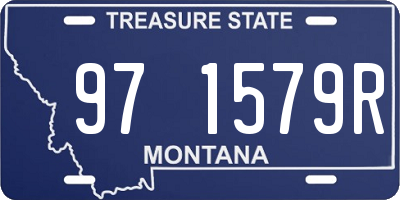 MT license plate 971579R