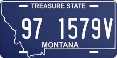 MT license plate 971579V