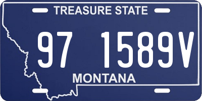 MT license plate 971589V