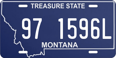 MT license plate 971596L