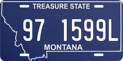 MT license plate 971599L