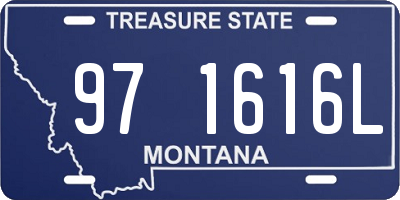 MT license plate 971616L
