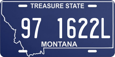 MT license plate 971622L