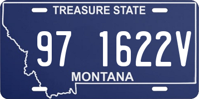 MT license plate 971622V