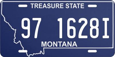 MT license plate 971628I