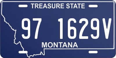 MT license plate 971629V
