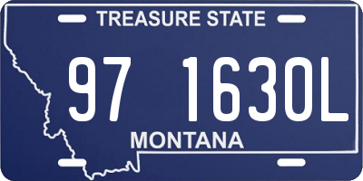 MT license plate 971630L