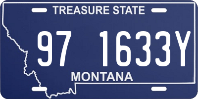 MT license plate 971633Y