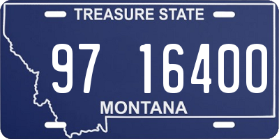 MT license plate 971640O