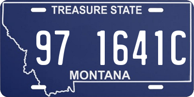 MT license plate 971641C