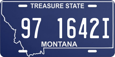 MT license plate 971642I