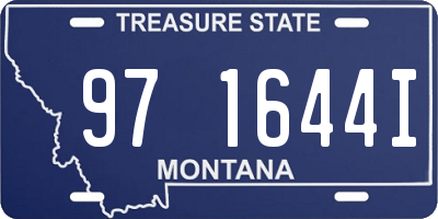 MT license plate 971644I