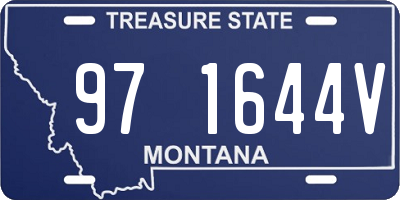 MT license plate 971644V