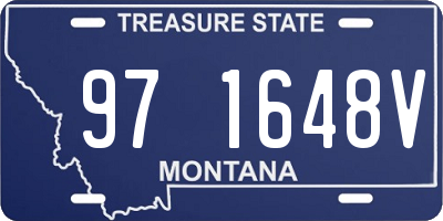 MT license plate 971648V