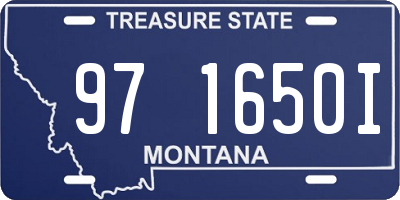 MT license plate 971650I