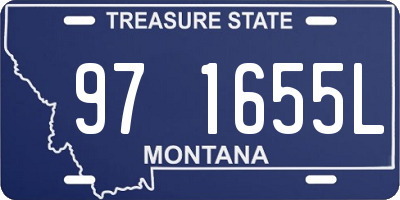 MT license plate 971655L
