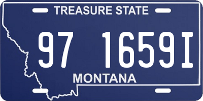 MT license plate 971659I