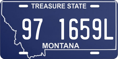 MT license plate 971659L