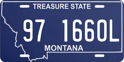 MT license plate 971660L