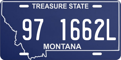 MT license plate 971662L