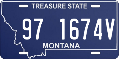 MT license plate 971674V