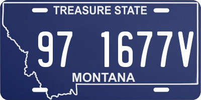 MT license plate 971677V