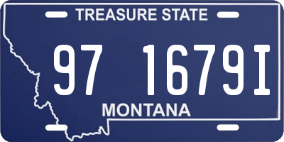 MT license plate 971679I