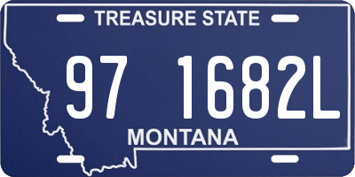 MT license plate 971682L
