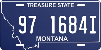 MT license plate 971684I