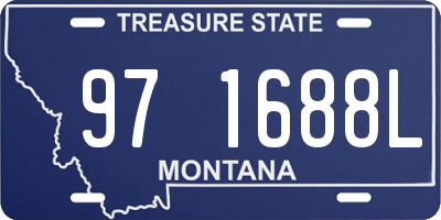 MT license plate 971688L