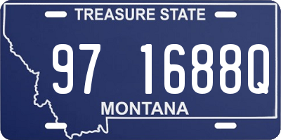 MT license plate 971688Q