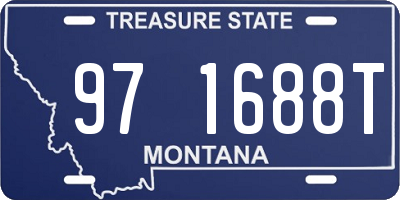 MT license plate 971688T