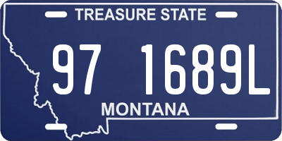 MT license plate 971689L