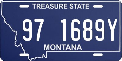 MT license plate 971689Y