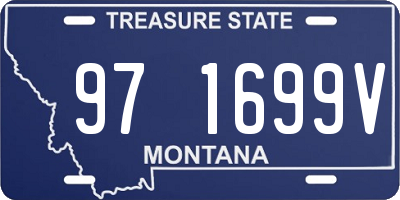 MT license plate 971699V