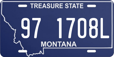 MT license plate 971708L