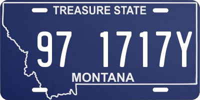 MT license plate 971717Y