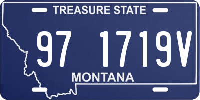 MT license plate 971719V