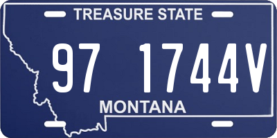 MT license plate 971744V