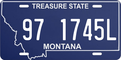 MT license plate 971745L
