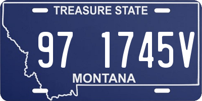 MT license plate 971745V