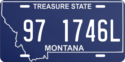 MT license plate 971746L