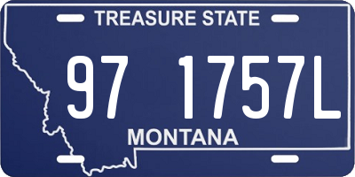 MT license plate 971757L