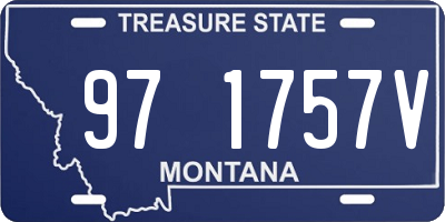 MT license plate 971757V