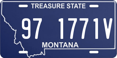 MT license plate 971771V