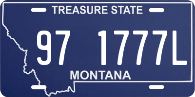 MT license plate 971777L